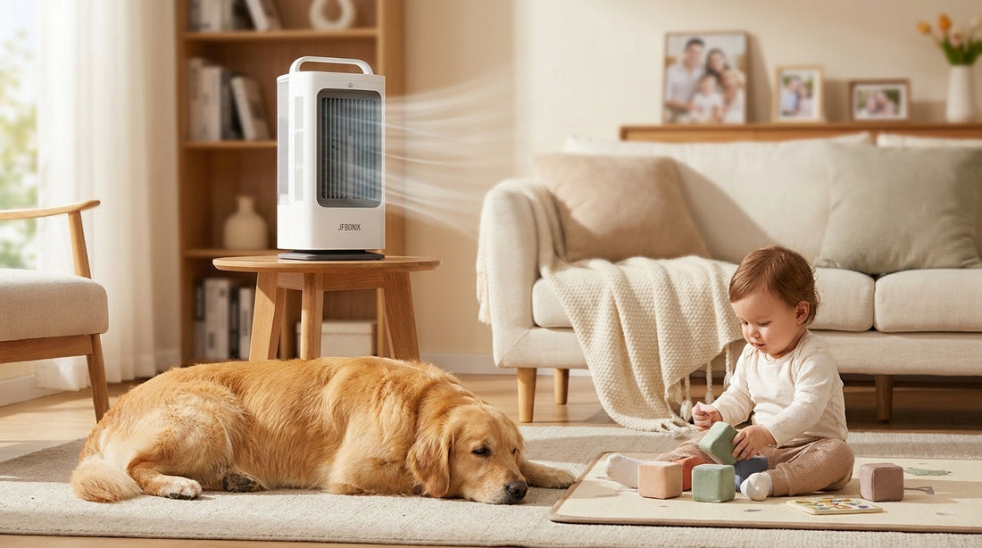 Keep Your Home Cool and Safe: Why Bladeless Fans are a Game-Changer for Families with Pets and Toddlers