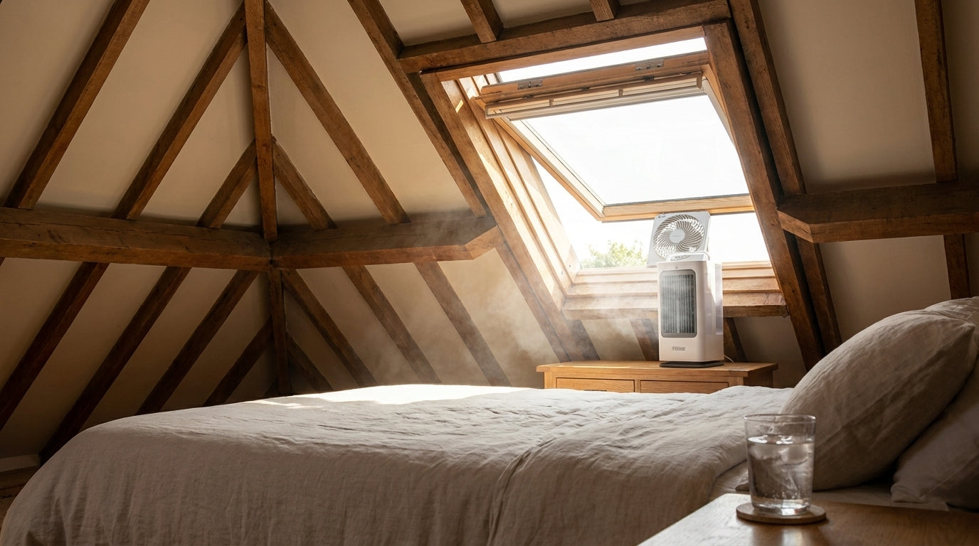 How to Cool an Uninsulated UK Loft Bedroom During a Heatwave