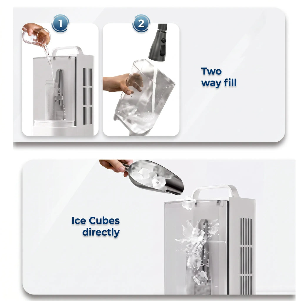 1700ml 3-in-1 Portable Mini Air Cooler & Humidifier | 120° Oscillating Bladeless Desk Fan with Smart Touch